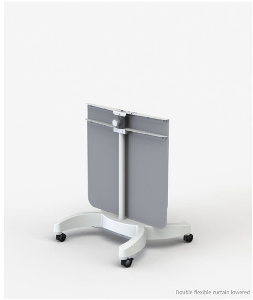 Flexible Height Adjustable Mobile Shield - Single /Double Panel