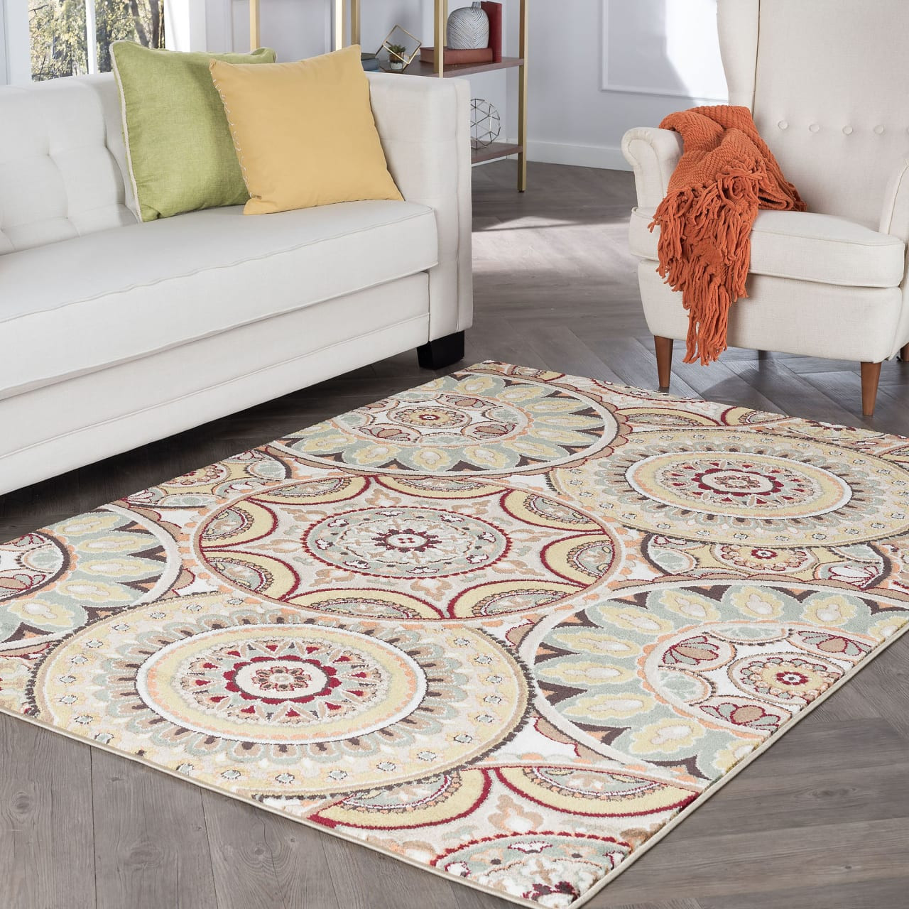 Ashton Contemporary Abstract Area Rug Decorsify