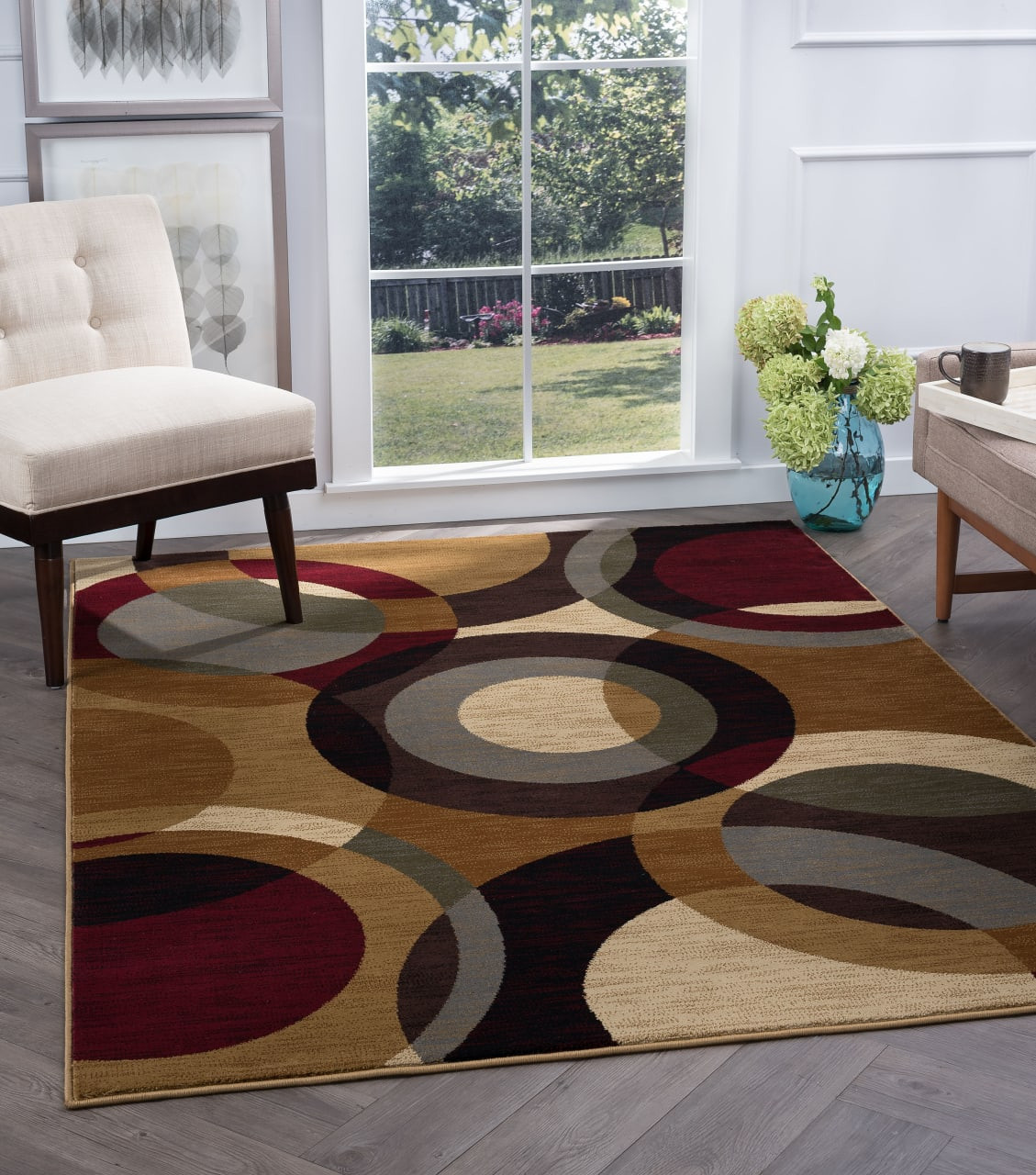 Verona Contemporary Geometric Area Rug Contemporary Rugs