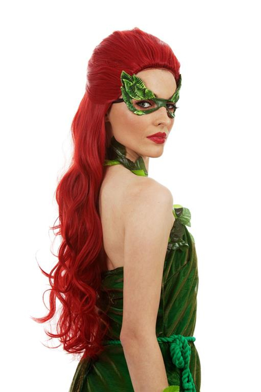 Lethal Vixen (Poison Ivy Wig) Long Red Womens Girls Cosplay