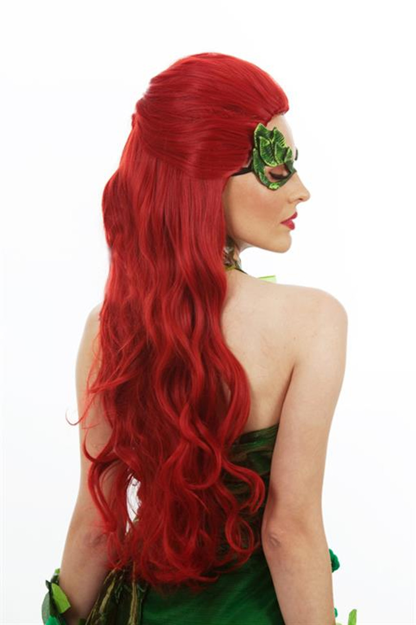 Lethal Vixen (Poison Ivy Wig) Long Red Womens Girls Cosplay