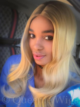 Pamela Anderson Gorgeous Long Blonde with Dark Roots Womens Costume Wig - by Allaura