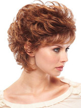 Peaches - Short Layered Curly Wig 27T33B - by Jon Renau