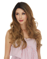 SELENA - Human Hair Blend Heat Resistant Soft Waves Wig - by Love It
