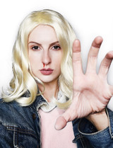 Get ready to make waves with our stunning Wavy Blonde Costume Wig, perfect for adding a touch of glamour to any costume