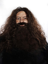 Hagrid Brown Beard and Costume Wig - by Allaura