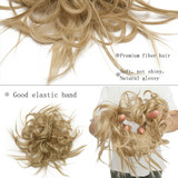 Messy Bun Hairpiece 7 inch Tousled Elastic Band Chignon (15 Colours) - by Allaura