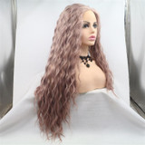 BLAIR - Lace Front Lavendar Purple Long Spiral Curls Wig - by Queenie Wigs