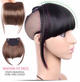 Fringe Clip In - Synthetic Heat Resistant Bang (10 Colours) - by Allaura