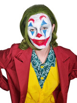 Green Jokester Clown Costume Wig  - by Allaura