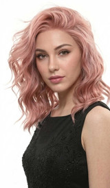 DUSTY - Lace Front Dusty Wavy Bob - by Queenie Wigs
