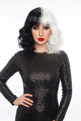 Cruella De Vil Inspired Costume Wig