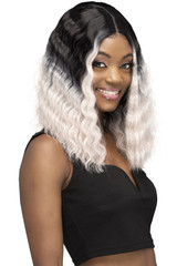 LEIA -  Heat Resistant Lace Front Yaki 14 inch Crimped Curly Wig - by Vivica Fox