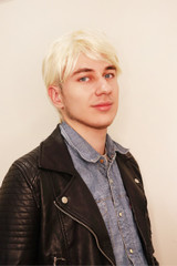 Ken Barbie Inspired Platinum Blonde Short Wig