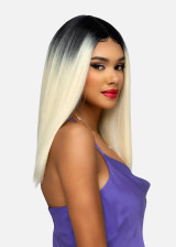 HALSTIN - HEAT RESISTANT LACE FRONT HAND TIED 18″ LAYERED LONG BOB WITH INVISIBLE CENTRE PART