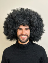 Super Jumbo Afro Black Wig