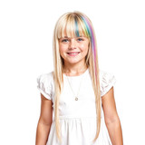Crayola Colour-Me Long Blonde Wig Set - Customisable Washable Wig for Kids, Cosplayers & Creatives - includes Markers & Wig Stand