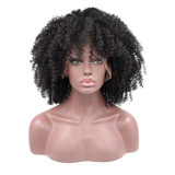 DEE - Lace Front Black Spiral Curls Short Wig - by Queenie Wigs