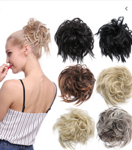 Use a Scrunchie Hair Piece When Flat Hair Needs Volume!