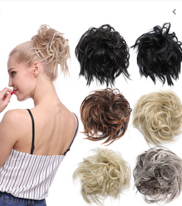 Use a Scrunchie Hair Piece When Flat Hair Needs Volume!