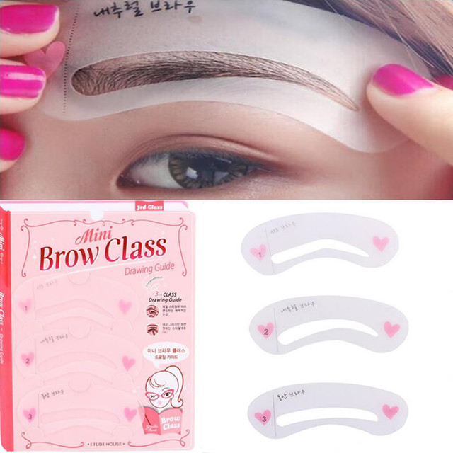 Eyebrow Stencil - Drawing Guide Template