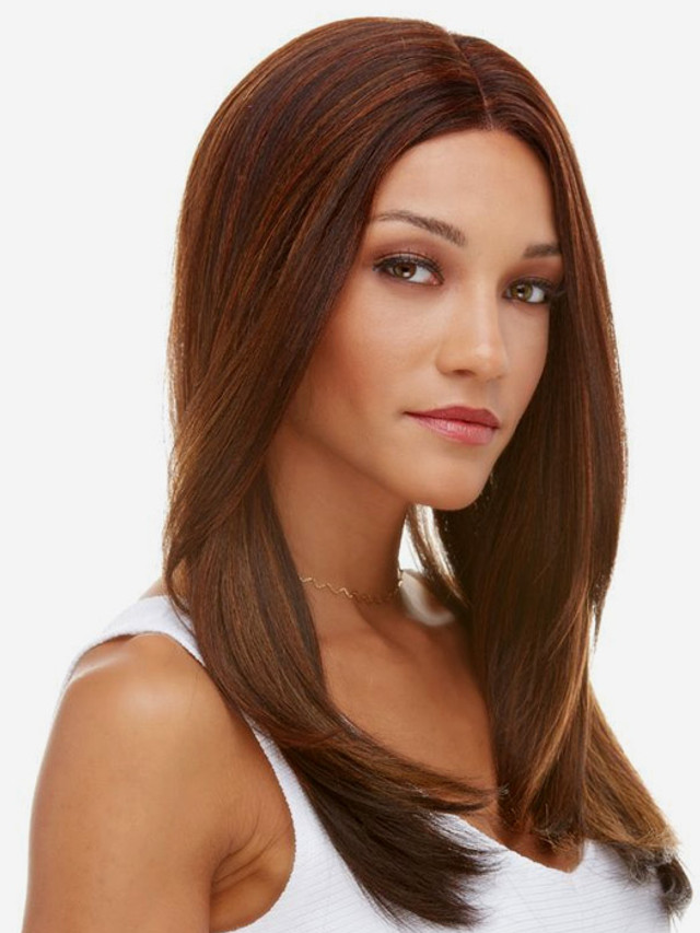 TWILIGHT- Lace Front Heat Resistant Long Straight Layers Wig - by Sepia