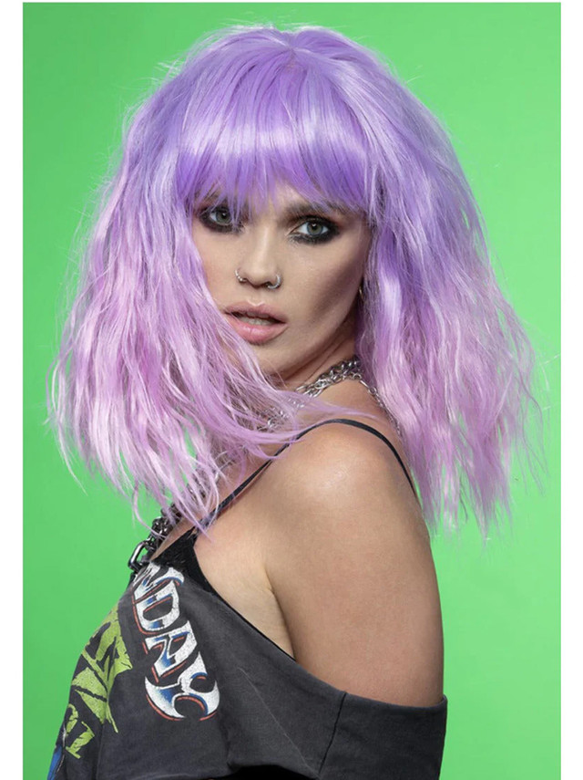 Manic Panic Lilac Goddess Bob Wig with Fringe