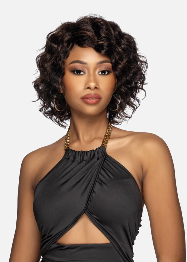MELODY - 100% Human Hair 10 Inch Loose Deep Curl with Side Fringe by Vivica Fox