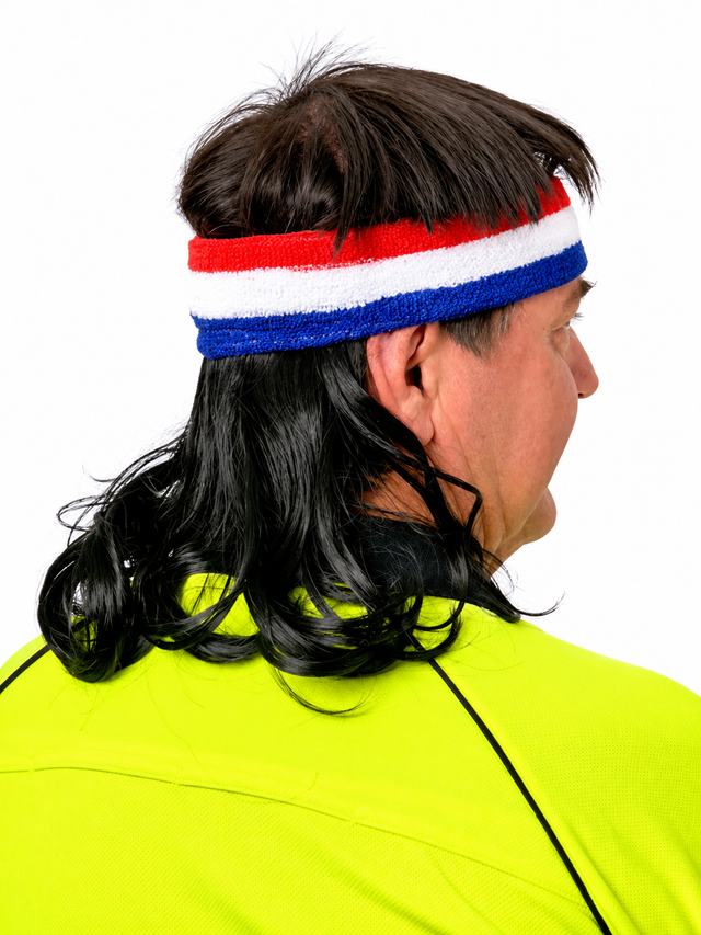 Magic Mullet Headband - Black Trevor The Tease