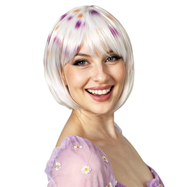 Crayola Colour-Me White Bob Wig Set - Customisable Washable Wig for Kids, Cosplayers & Creatives - includes Markers & Wig Stand Crayola Colour-Me White Bob Wig Set - Customisable Washable Wig for Kids, Cosplayers & Creatives - includes Markers & Wig Stand