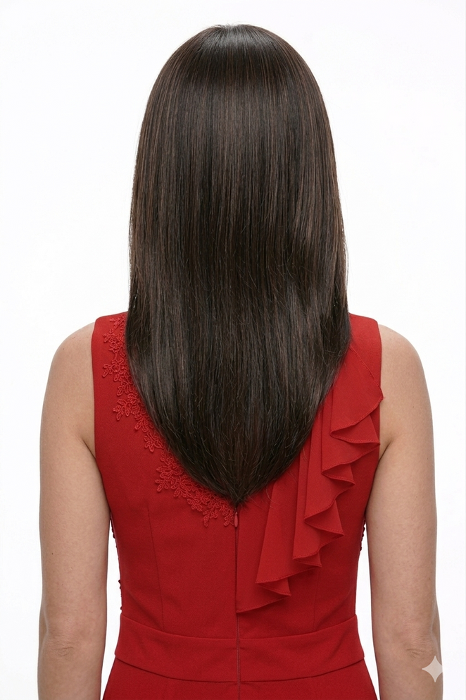 SHERIDAN - Heat Resistant Brown 23" Straight Wig - by Allaura