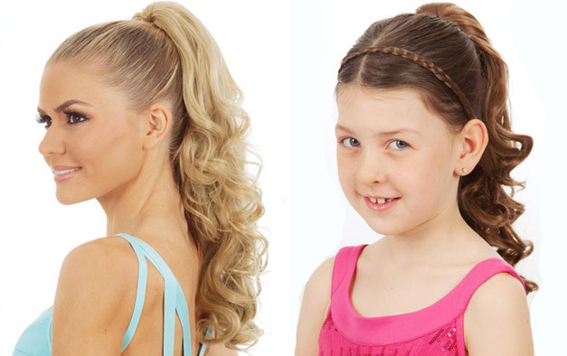 Deluxe Ponytail - 48cm Curly Claw & Drawstring Attachment (9 Colours) - colour 24 and 10