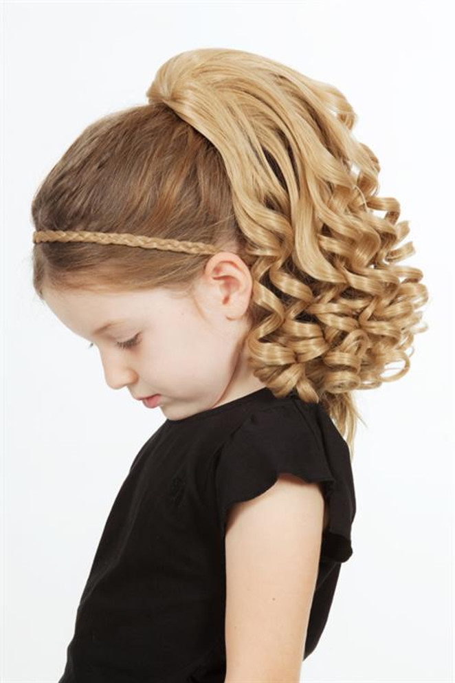 Deluxe Ponytail - 30cm Curly Claw & Drawstring Attachment (10 Colours) (34010)