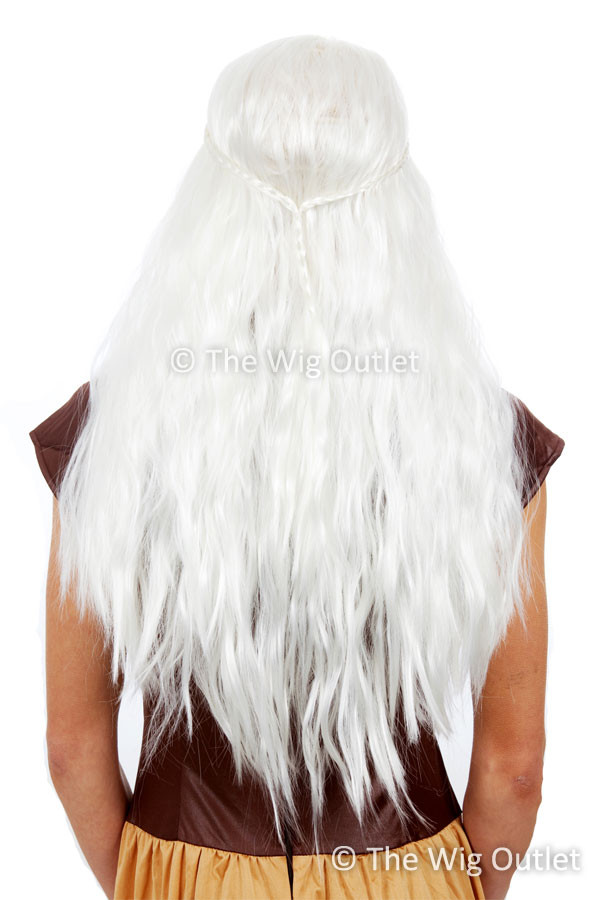 Long White Blonde with Braids Unisex House of the Dragon Game of Thrones 9206