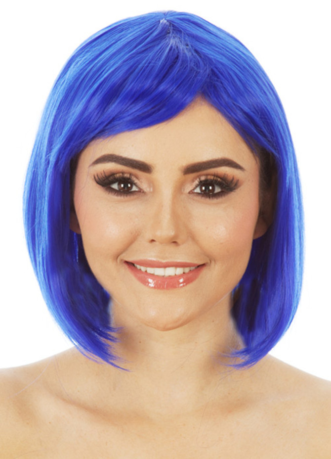 Glamour Long Bob (Blue) Costume Wig