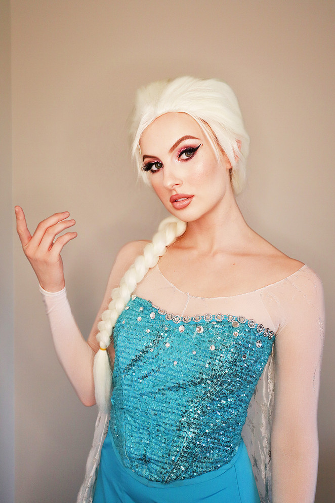 DELUXE Adult-Sized Frozen Inspired Elsa Costume Wig