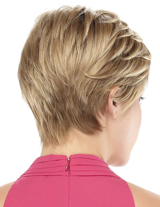 ANNETTE - Lace Front Monofilament Short Straight Pixie Wig - by Jon Renau FS613/24B