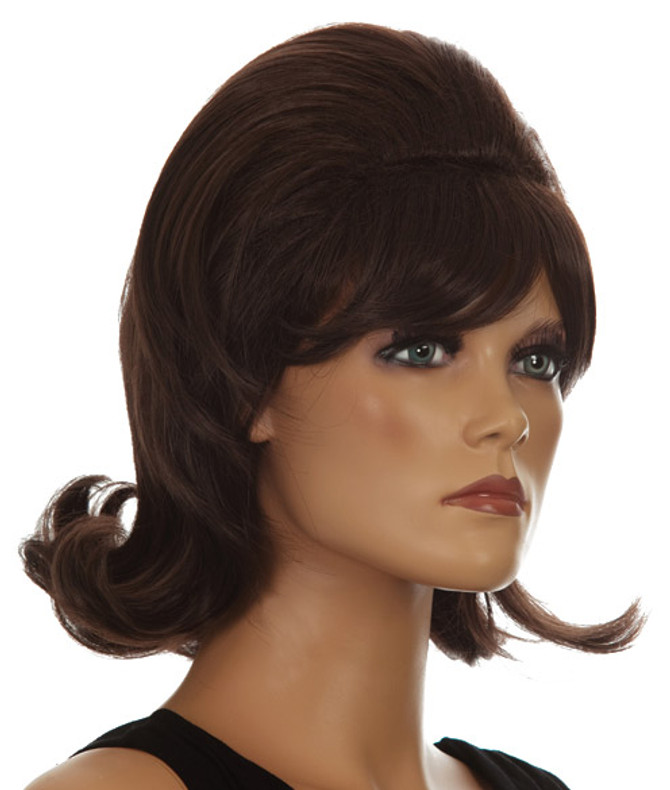 DELUXE Hairspray 1960's (Tracy Turnblad) Brown Costume Wig (20044)