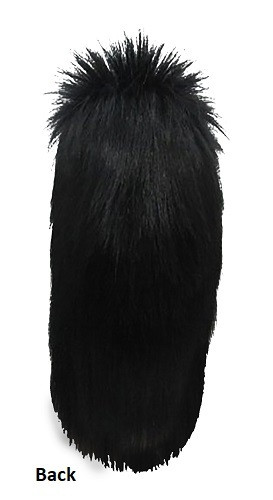 Mullet - 80's Black Spiky Mullet Costume Wig