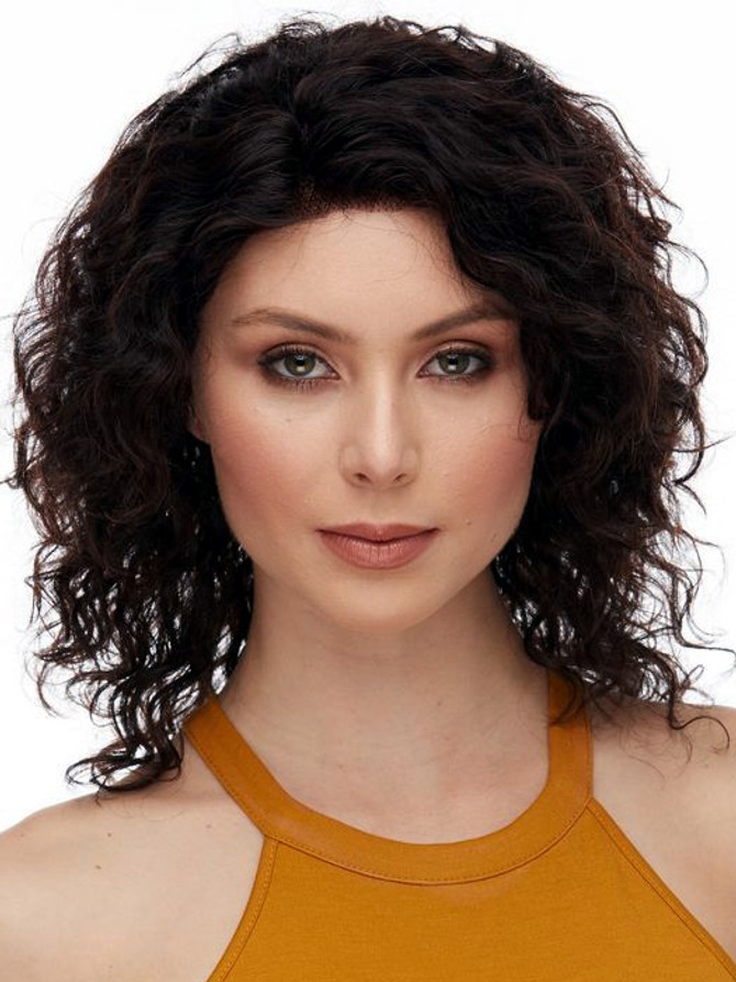 AGATHA - 100% Remy Human Hair Natural Wavy Wig - By Elegante