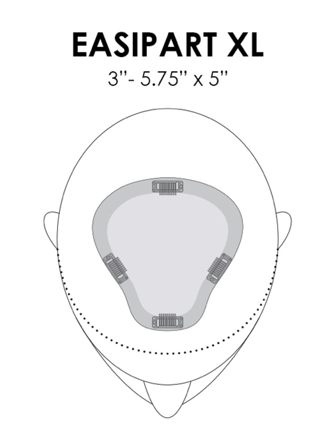 easiPart HD 8" XL - Top Piece