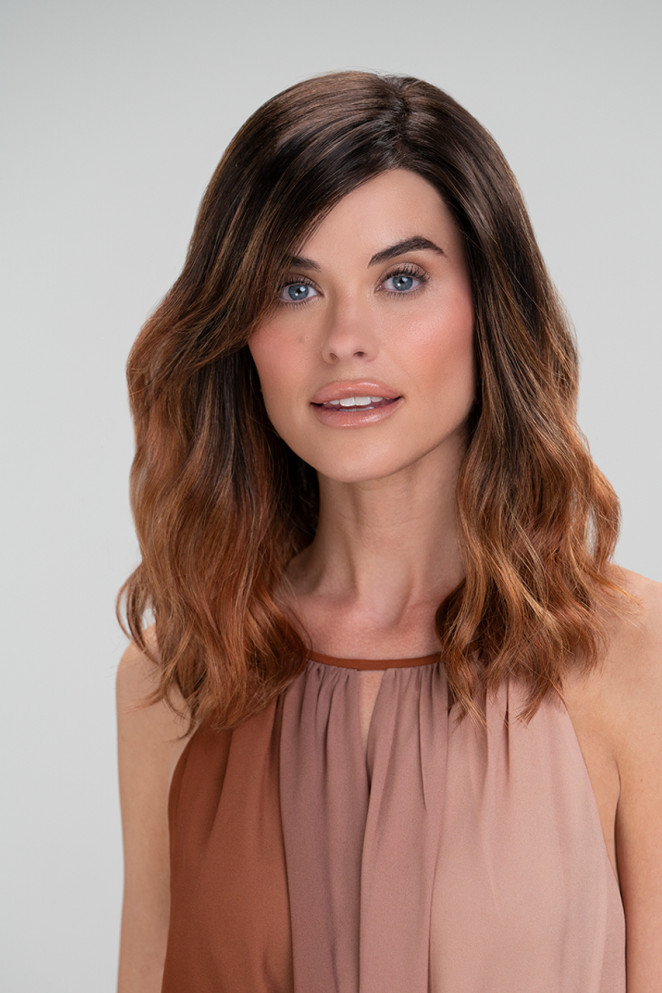 Heidi Lacefront Monofilament Wavy Medium Wig by Jon Renau S4-28/32RO