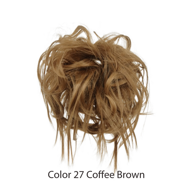 New colour 27 Coffee Brown Messy Bun by Allaura