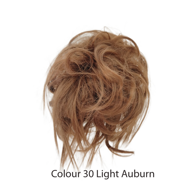 New colour 30 Light Auburn Messy Bun by Allaura