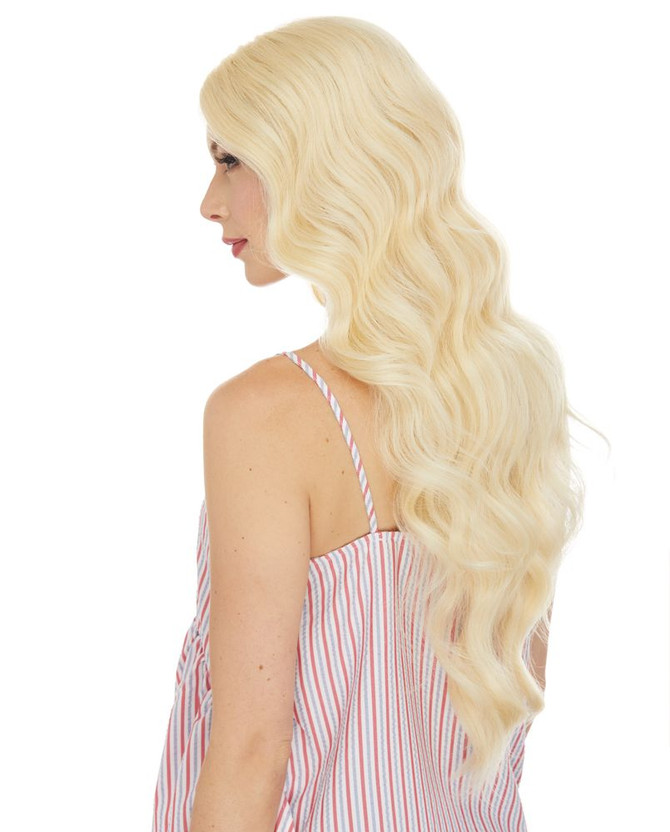 BRIDGET - Human Hair Blend Heat Resistant Wavy Long Wig - by Love It