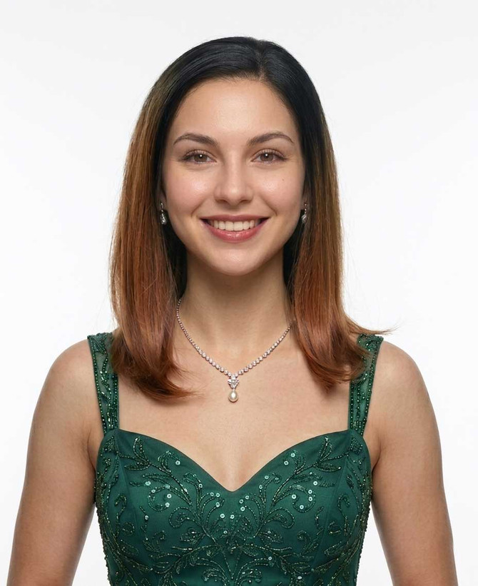 LAURA - Lace Front Ombre Auburn Brown Long Bob Wig - by Queenie Wigs