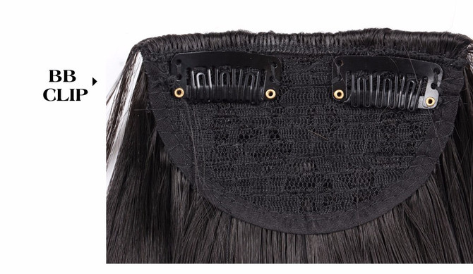 Fringe Clip In - Synthetic Heat Resistant Bang (10 Colours) - by Allaura