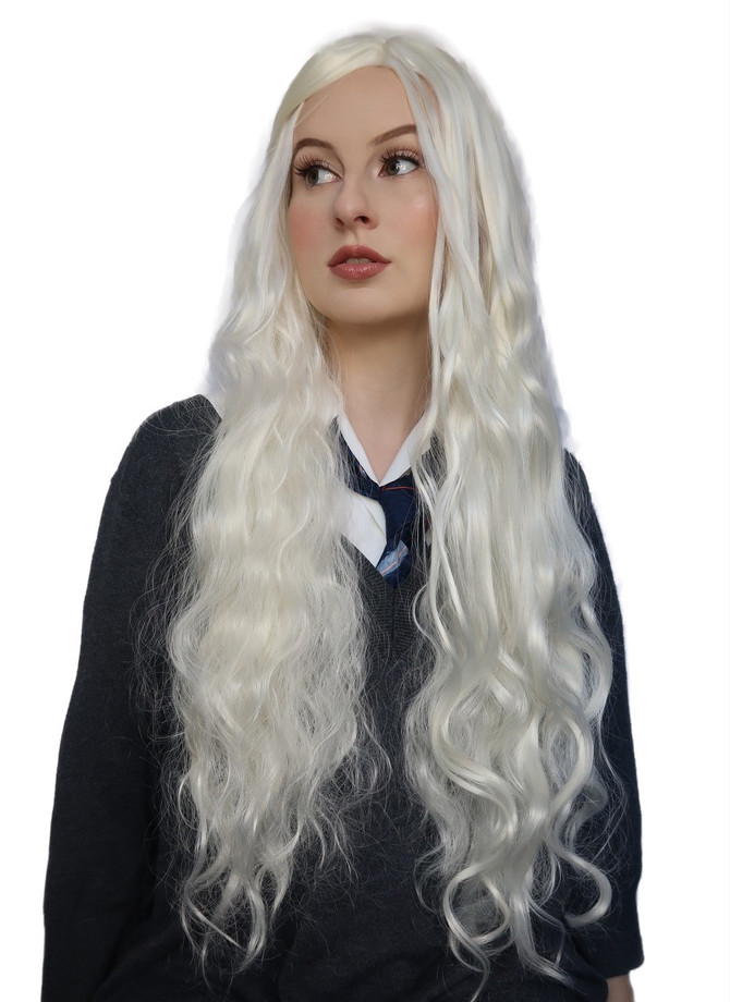 Luna Lovegood Long White Blonde Harry Potter Wig - by Allaura