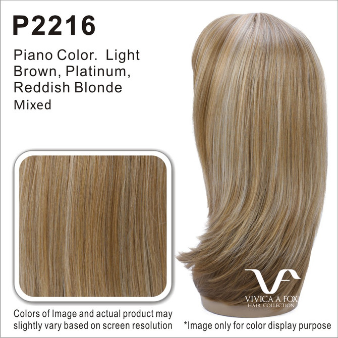 P2216 - Piano Colour: Light Brown, Platinum, Reddish Blonde Mixed