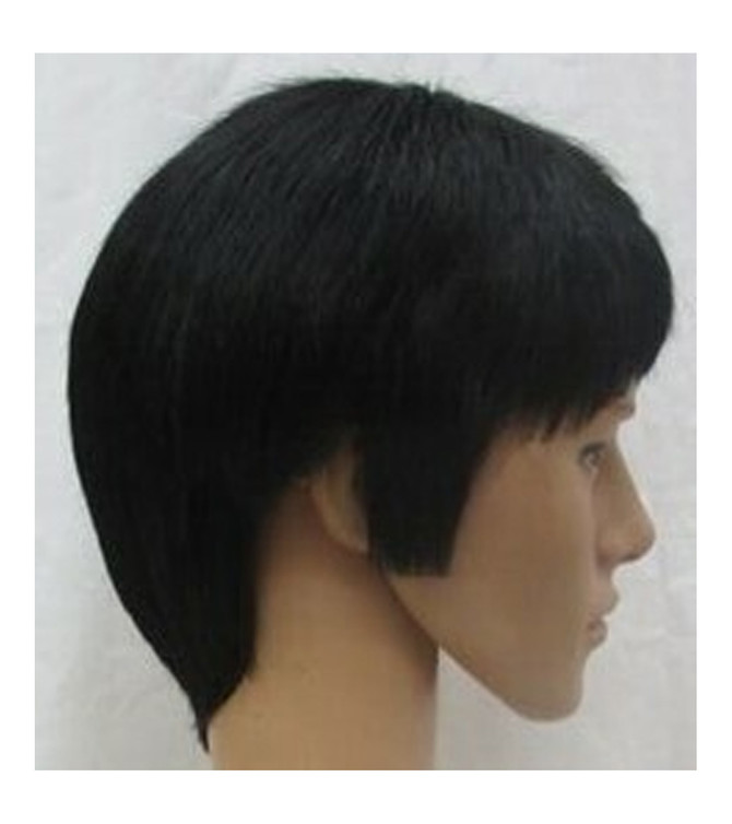 Short Black Fighter Wig